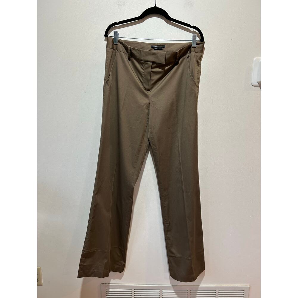 BCBG Maxazria dress pants size 10 brown wide leg work office